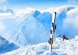 Verbier ski resort in Valais, Switzerland - panoramic view of ski slopes and mountain facilities