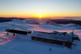 La Molina ski resort in Catalonia, Spain - panoramic view of ski slopes and mountain facilities