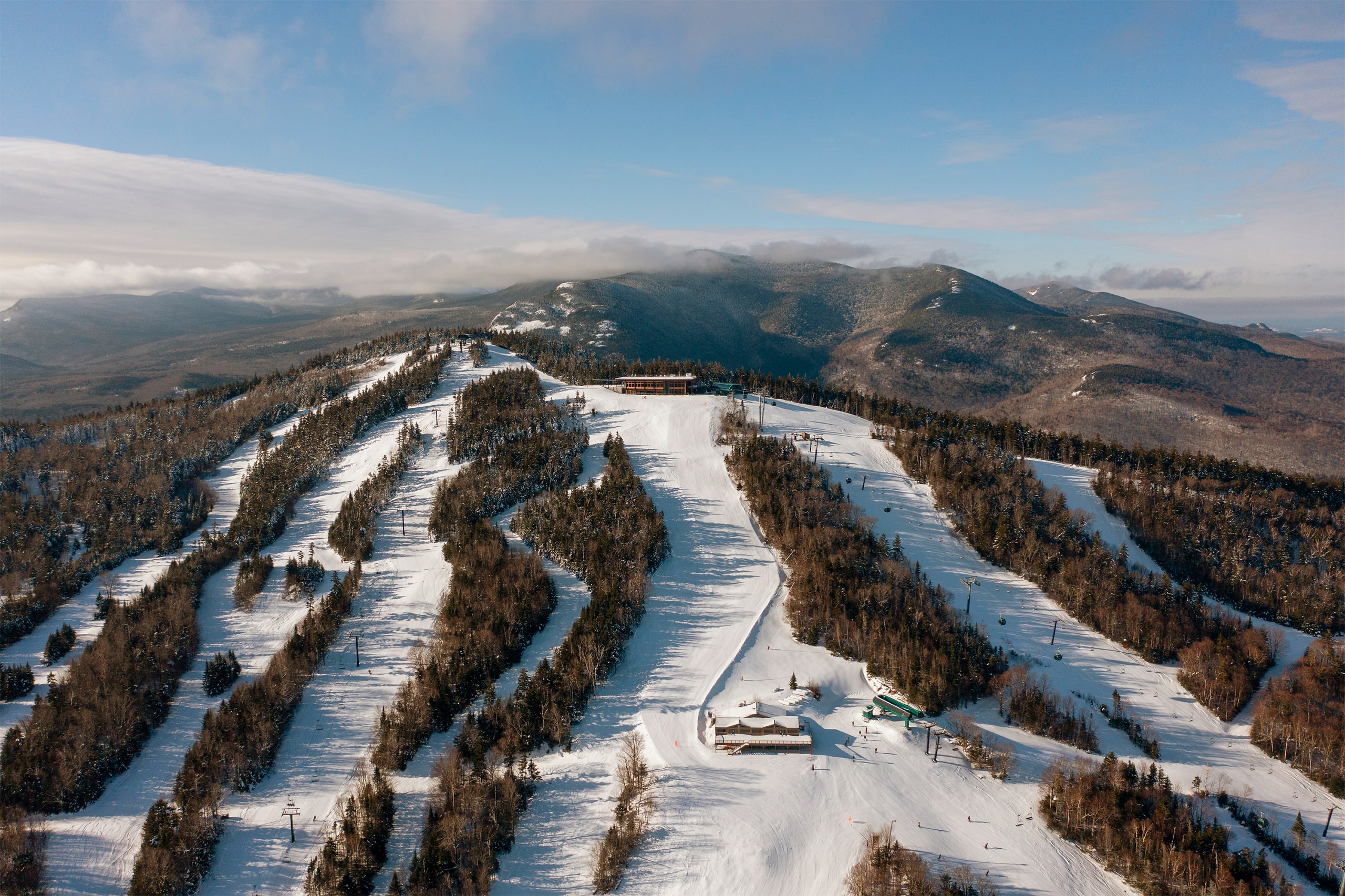 Bretton Woods ski resort in USA