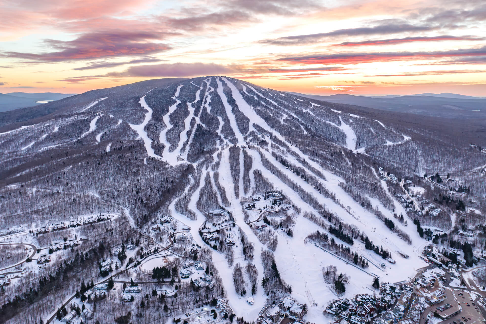Giants Ridge ski resort in Biwabik, Minnesota, USA
