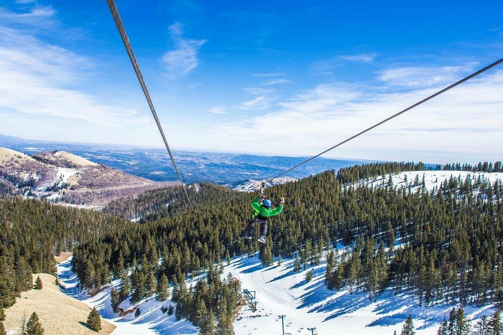 Ski Apache ski resort in USA