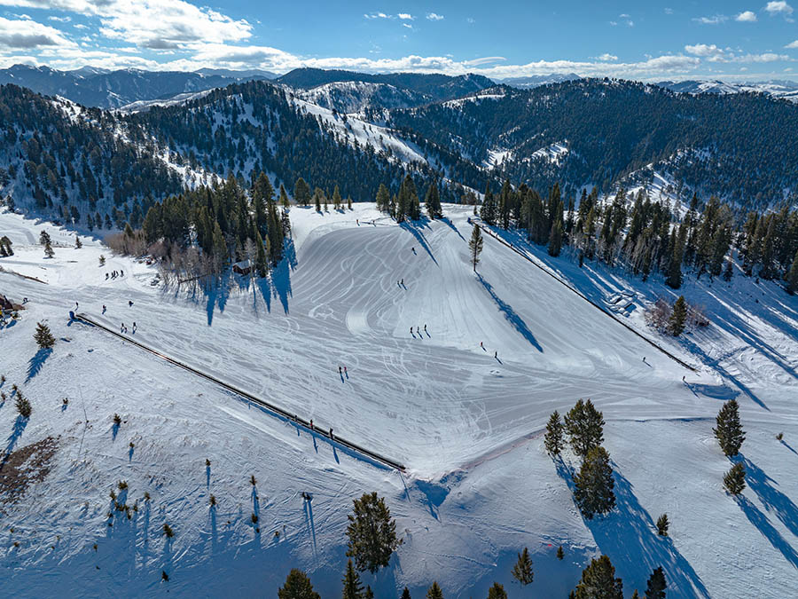 Snow King Mountain ski resort in USA