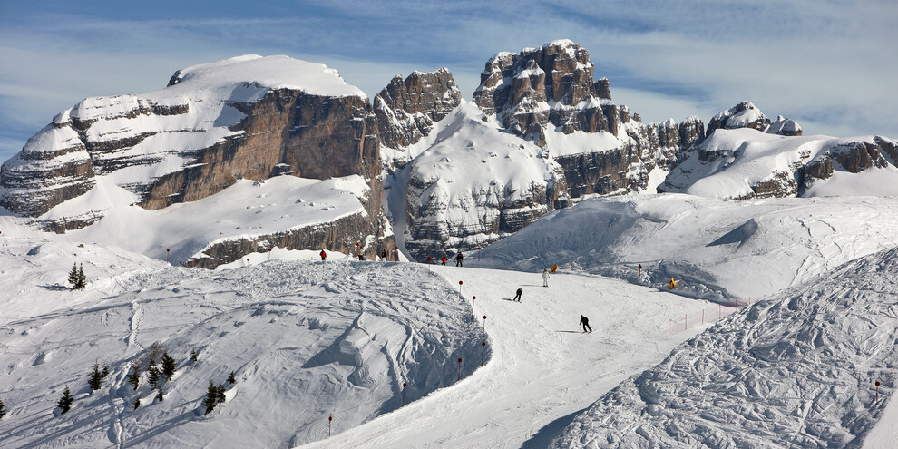 Pinzolo ski resort in Trentino, Italy