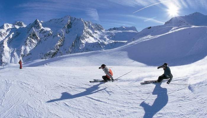 Auli ski resort in India