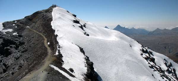 Chacaltaya ski resort in Bolivia