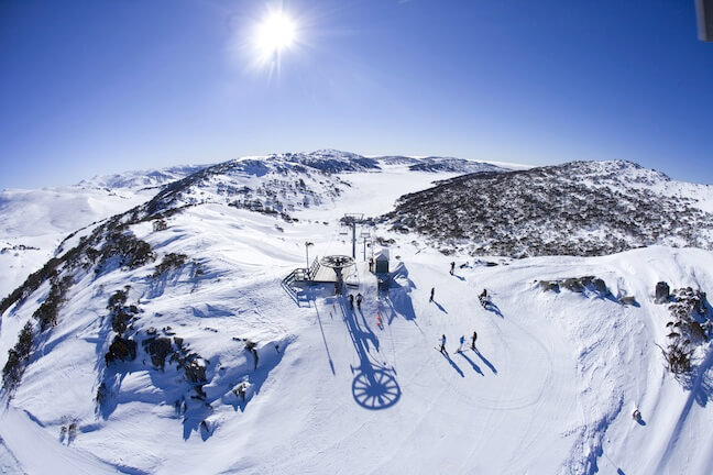 Charlotte Pass ski resort in Australia