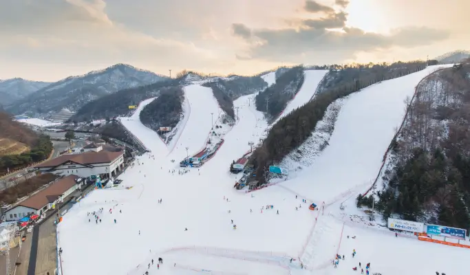 Elysian Gangchon ski resort in South Korea