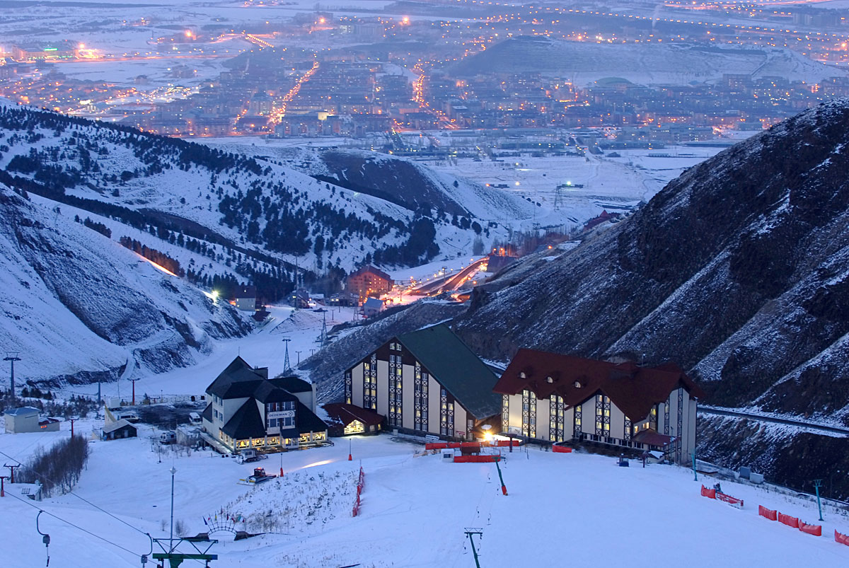 Ilgaz ski resort in Turkey