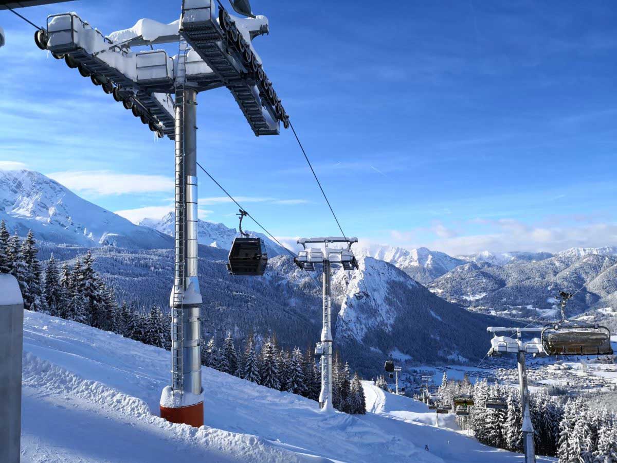 Jenner-Königssee ski resort in Germany