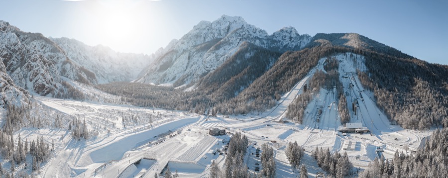 Kranjska Gora ski resort in Slovenia