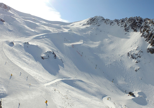 Ohau ski resort in New Zealand