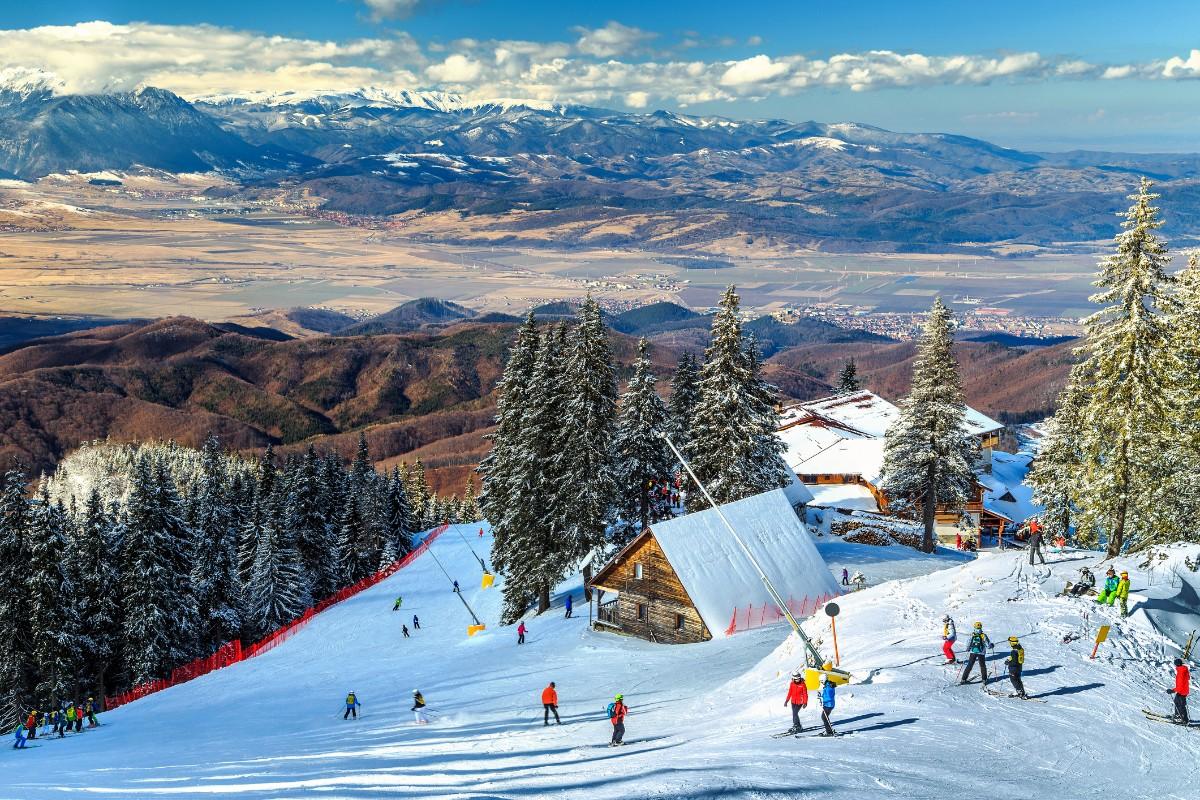 Poiana Brașov ski resort in Romania