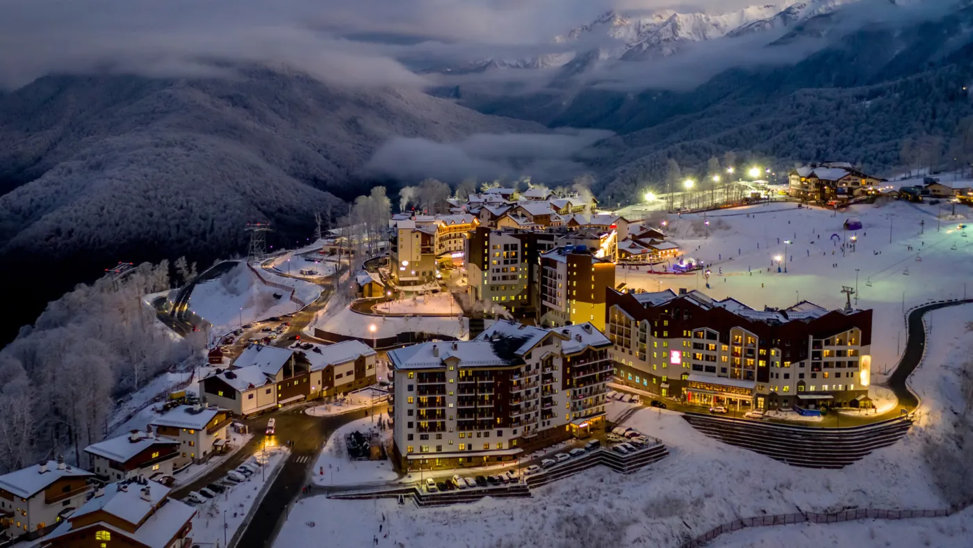 Rosa Khutor ski resort in Russia