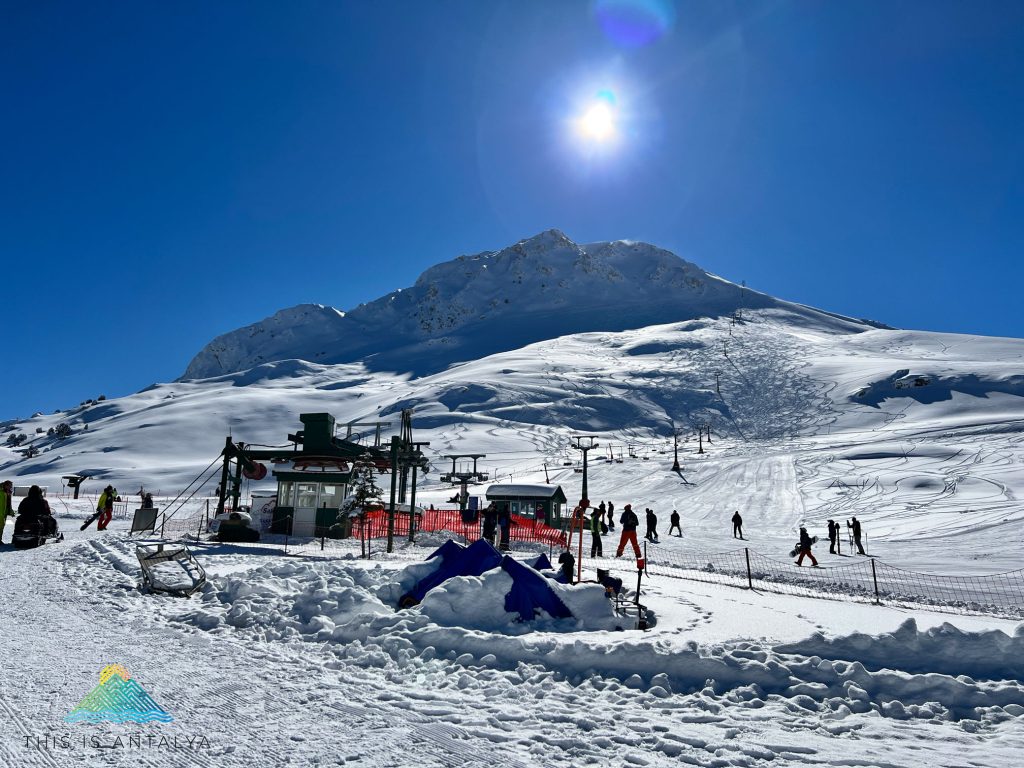 Saklıkent ski resort in Turkey