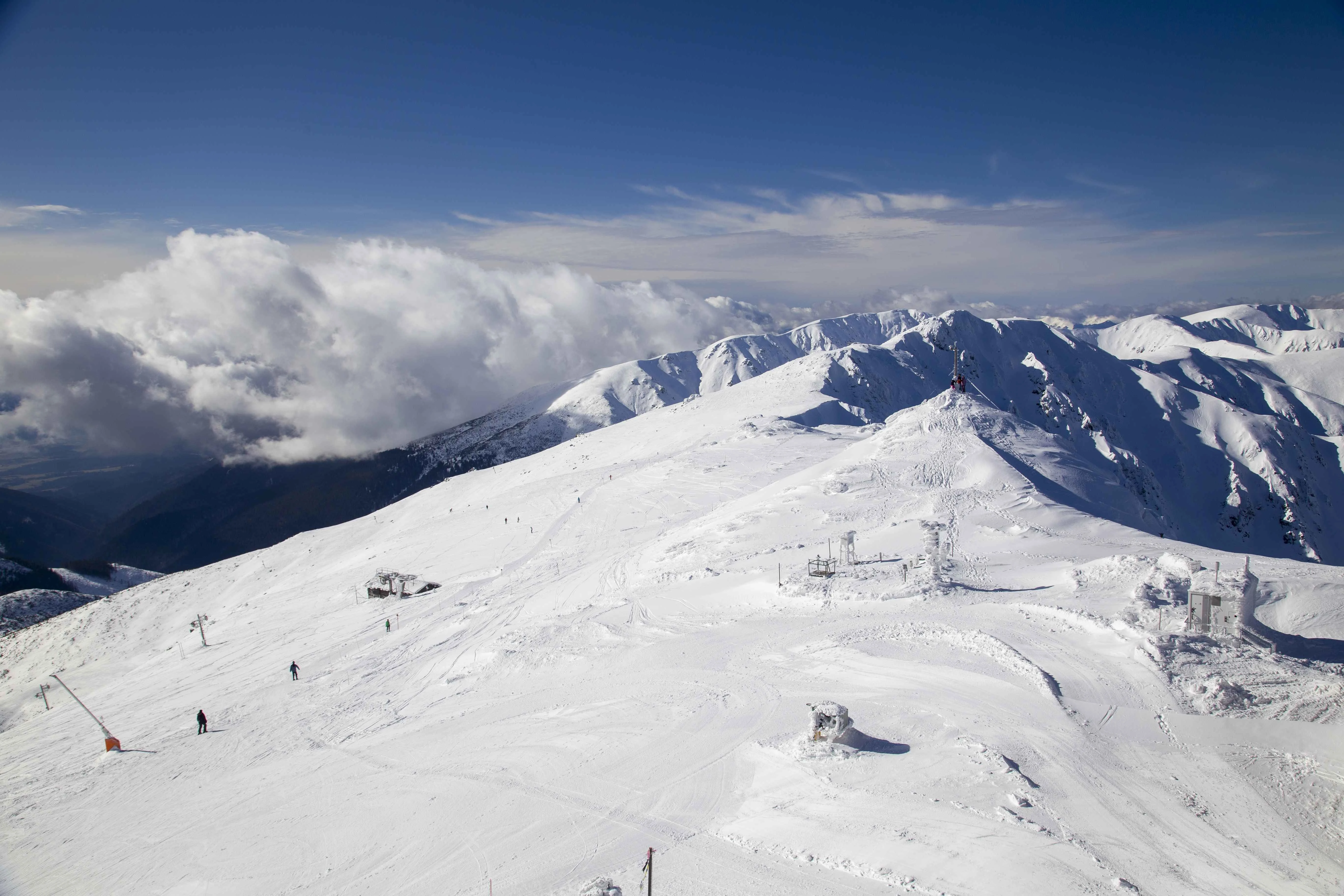 Štrbské Pleso ski resort in Slovakia