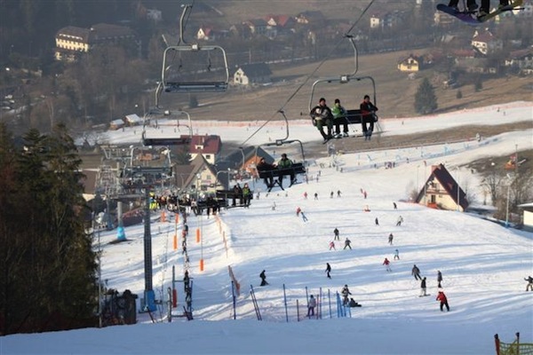 Wisła ski resort in Poland