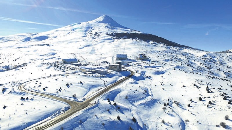 Yıldıztepe ski resort in Turkey