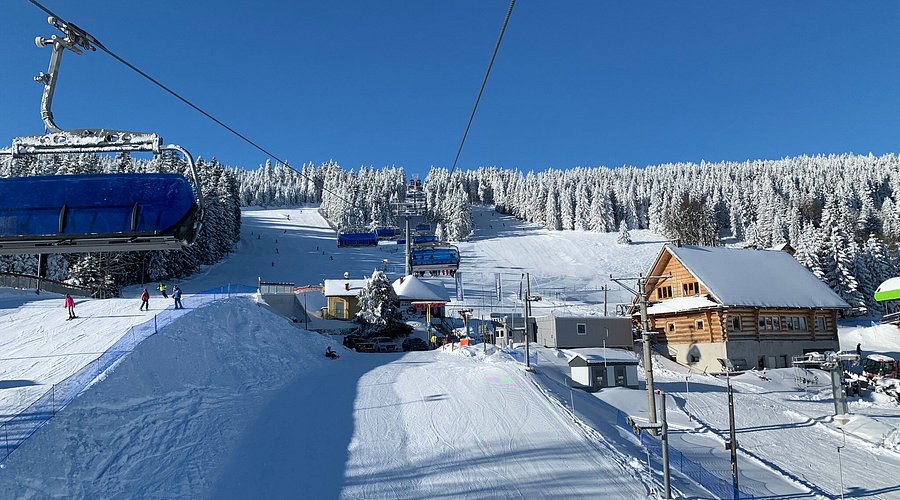 Zieleniec ski resort in Poland