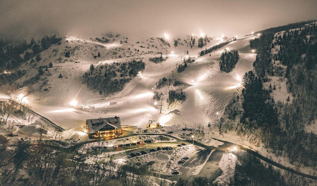 Cherry Peak ski resort in USA