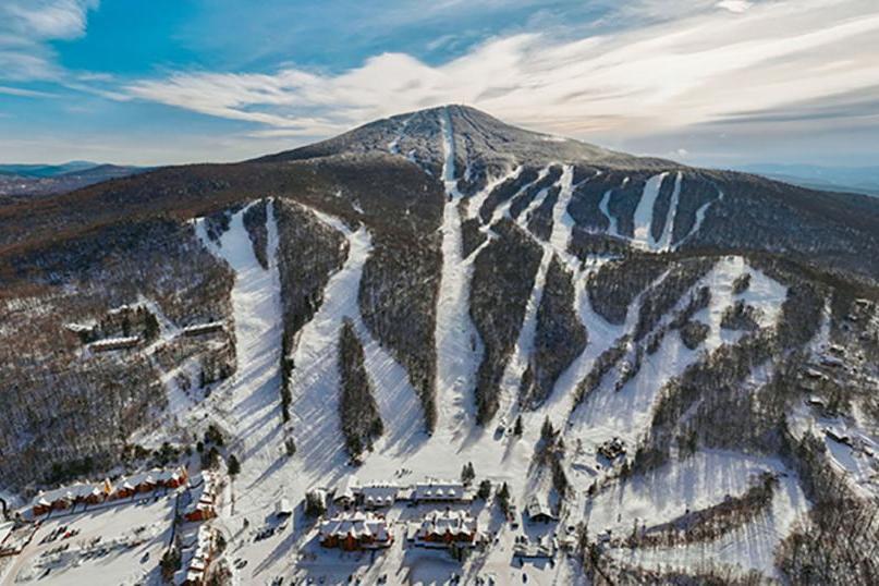 Pico Mountain ski resort in USA