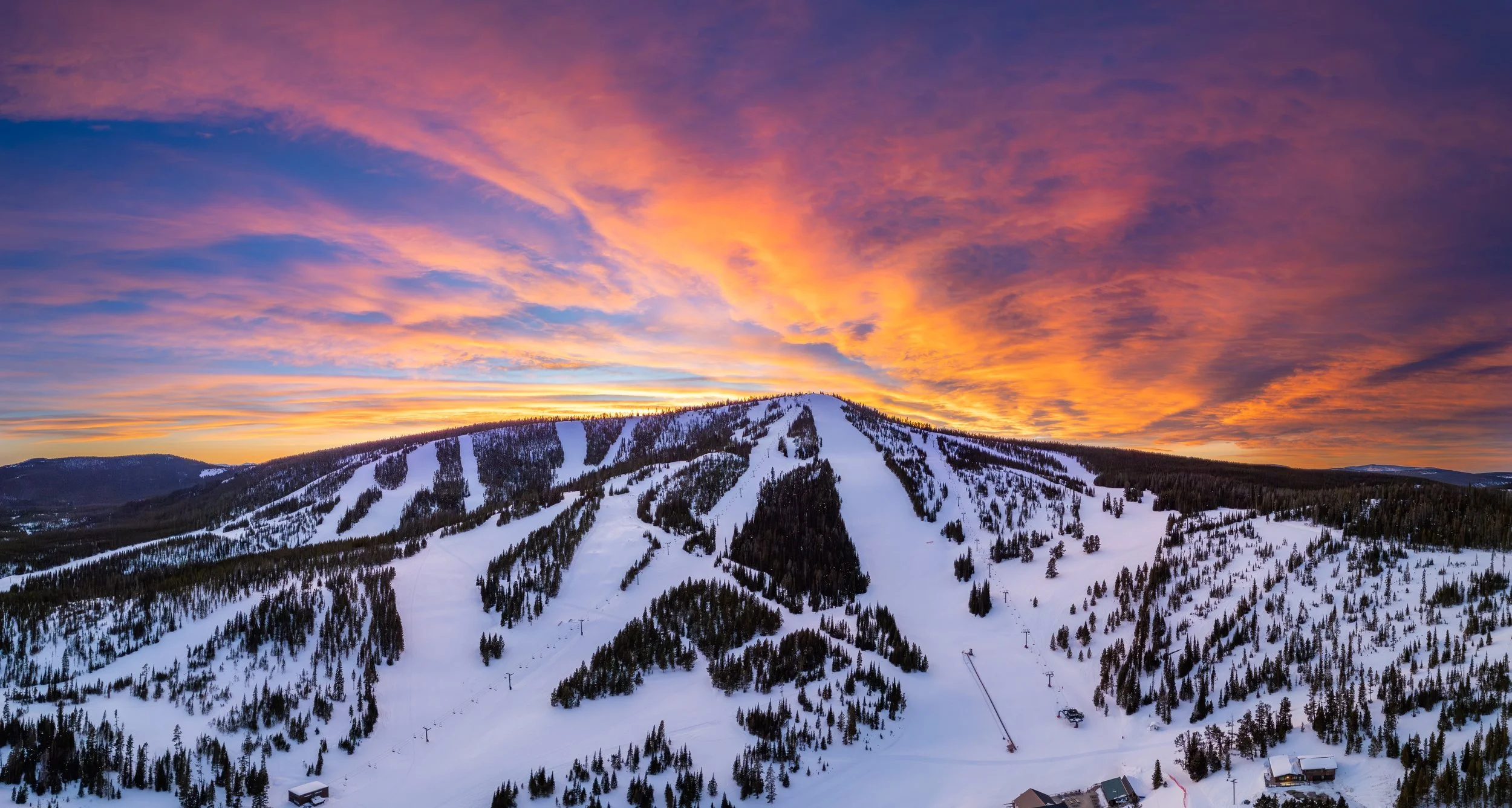 Showdown Montana ski resort in USA