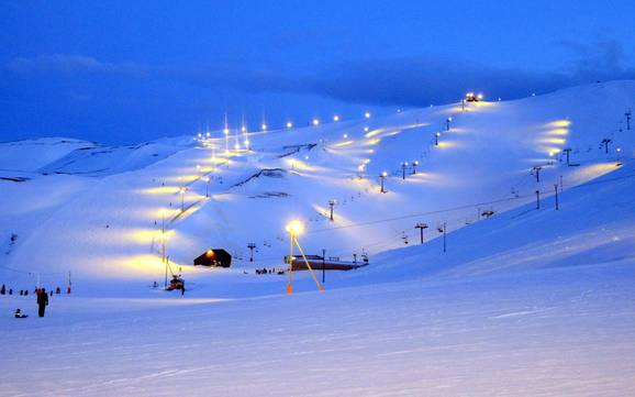 Bláfjöll ski resort in Iceland