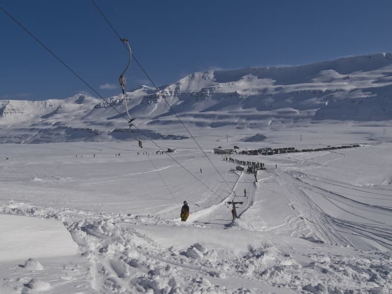 Stafdalur ski resort in Iceland