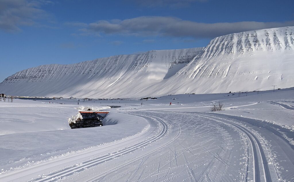 Tungudalur ski resort in Iceland