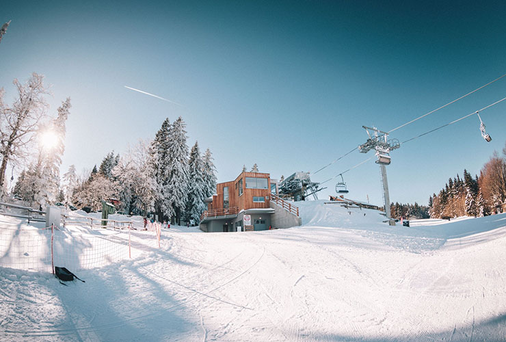 Areh ski resort in Slovenia