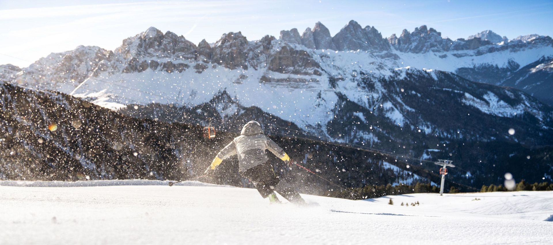 Plose Bressanone ski resort in South Tyrol, Italy