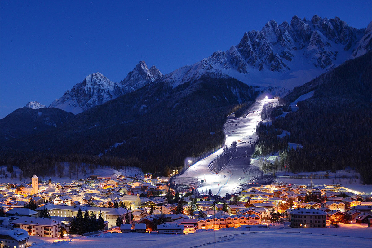 San Candido Innichen ski resort in Italy