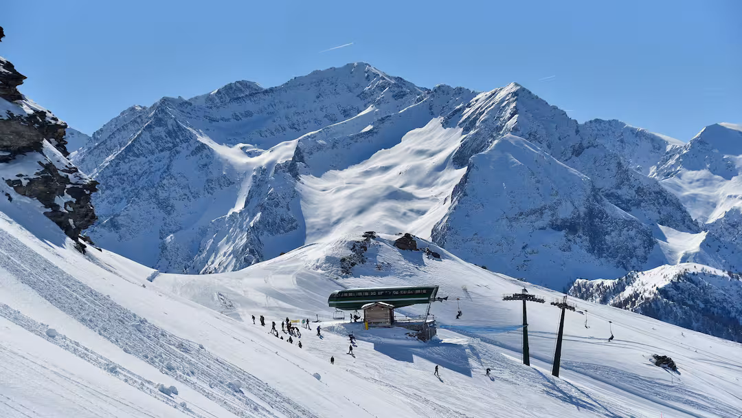 Sansicario ski resort in Italy