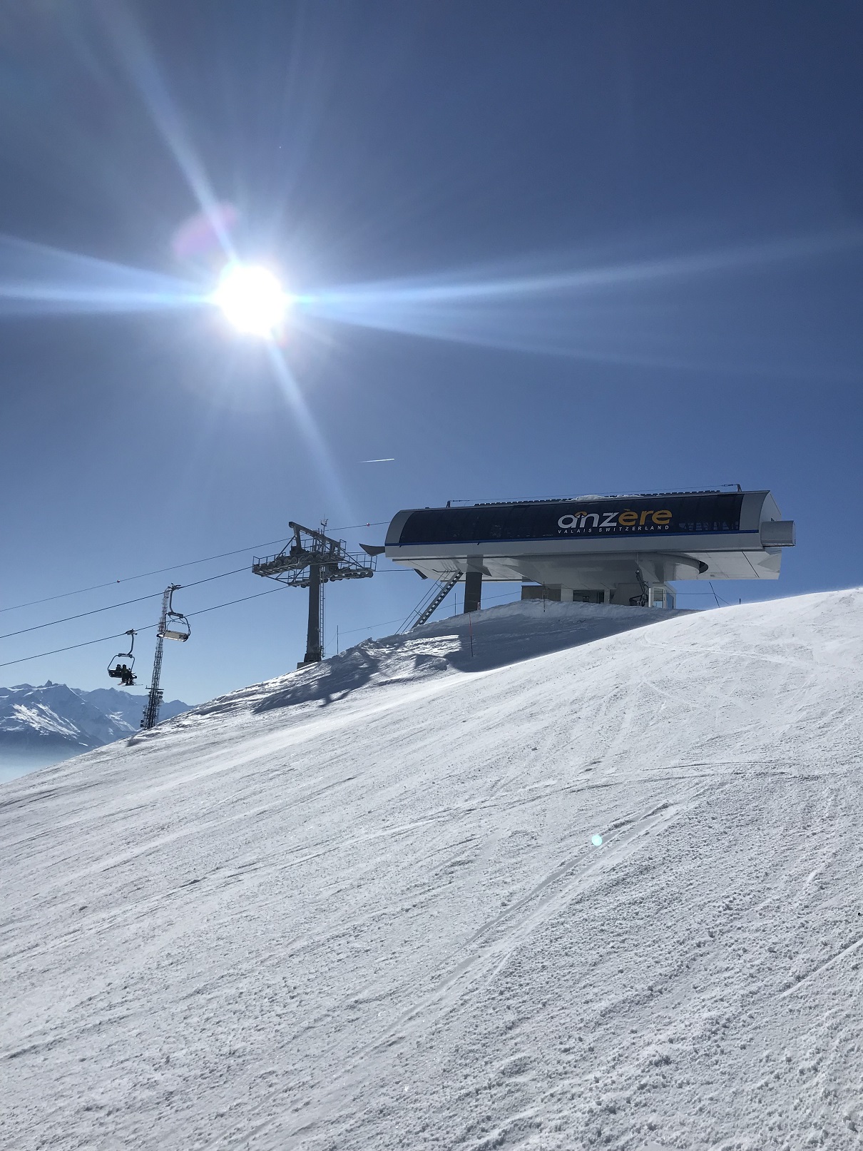 Anzère ski resort in Switzerland