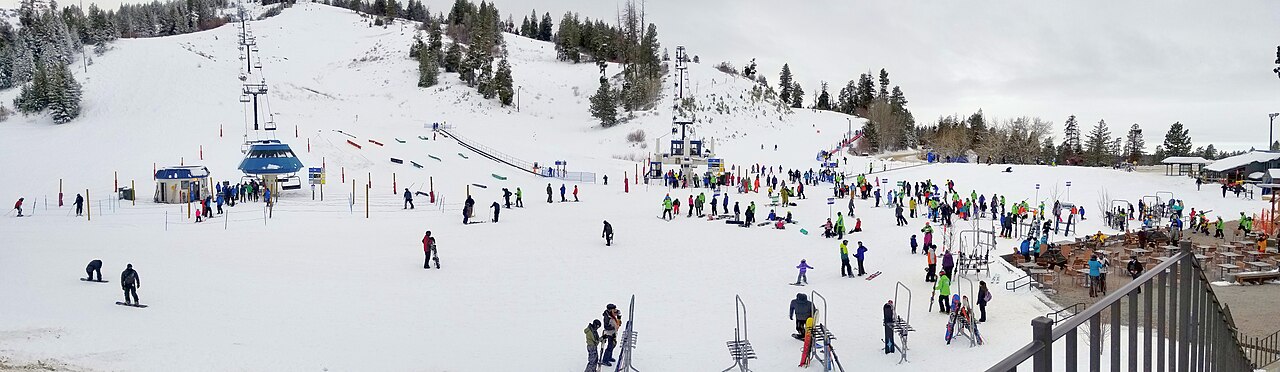 Bogus Basin ski resort in USA