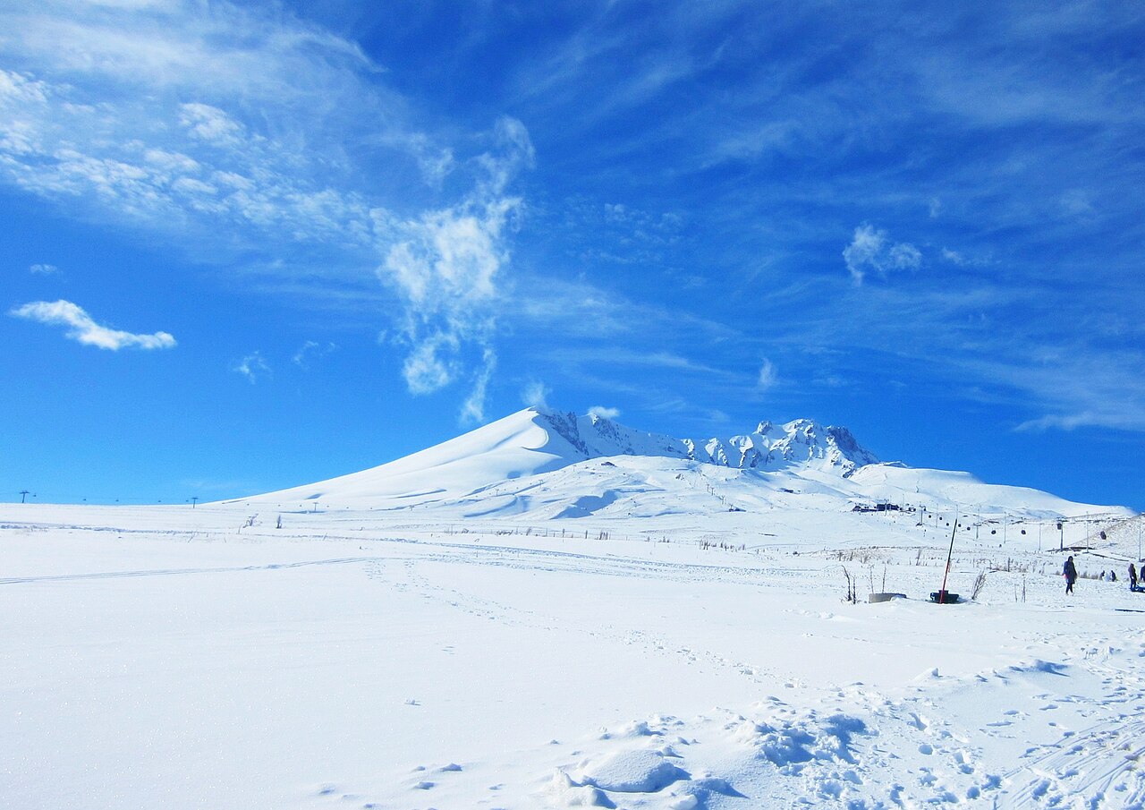 Erciyes ski resort in Turkey