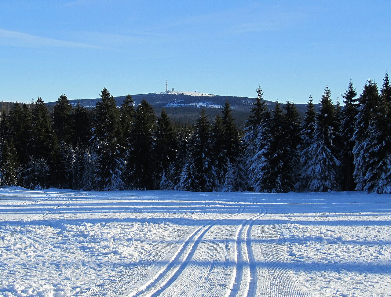 Harz Mountains Skiing ski resort in Germany
