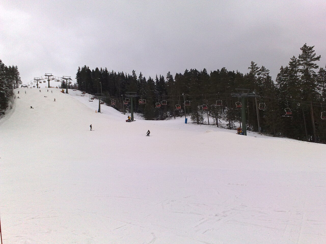 Isaberg ski resort in Sweden