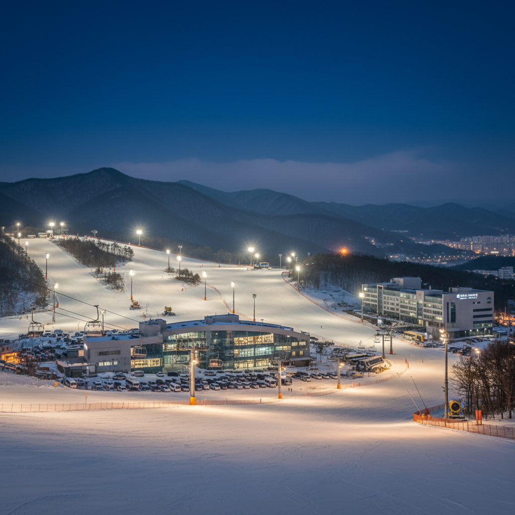 Konjiam Resort ski resort in South Korea
