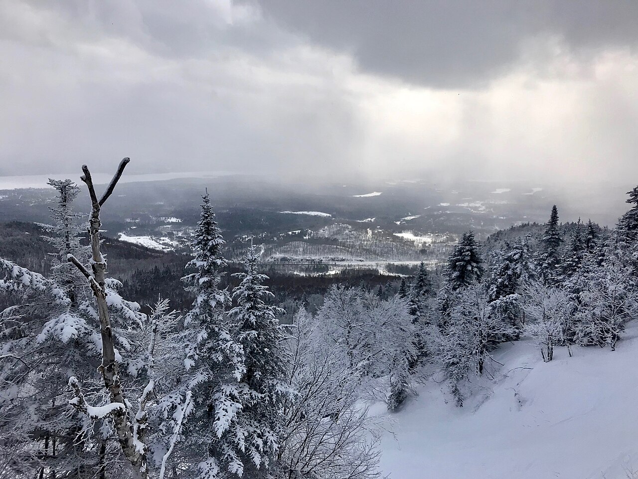 Mont Orford ski resort in Canada