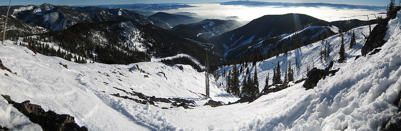 Montana Snowbowl ski resort in USA