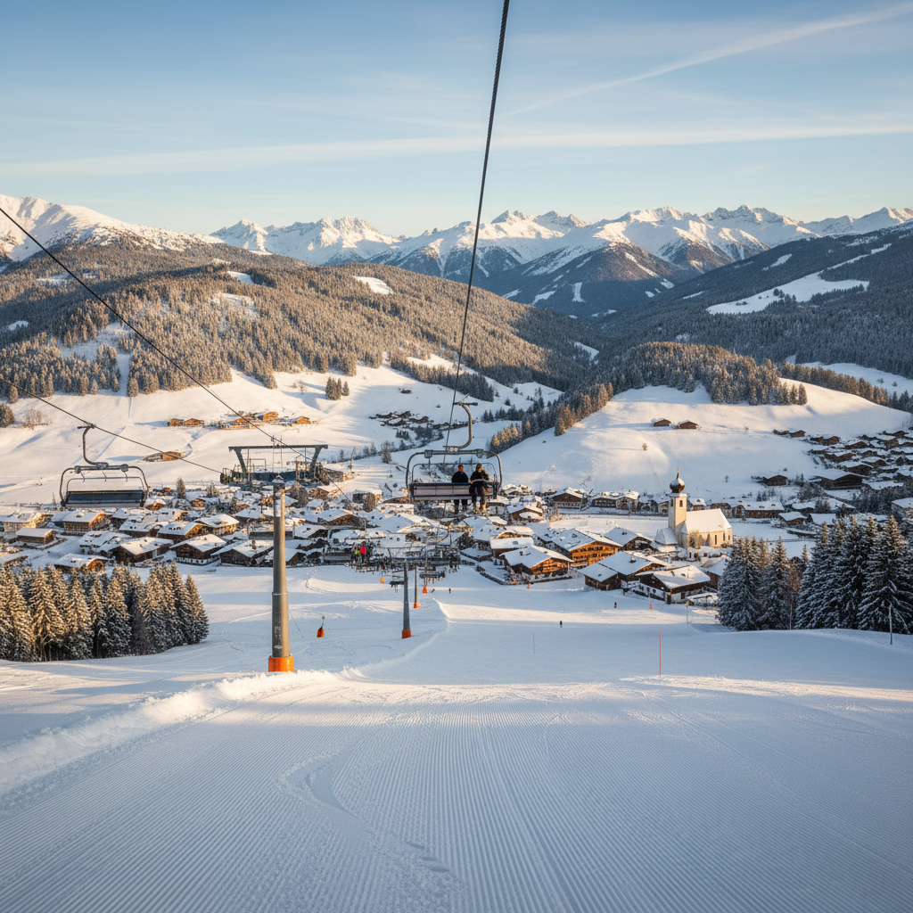 Ofterschwang-Gunzesried ski resort in Germany