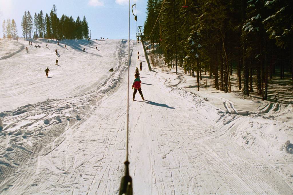 Sappee ski resort in Finland