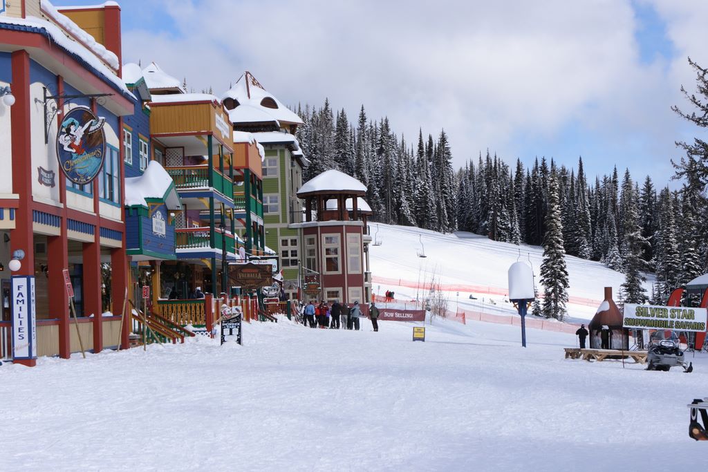 Silver Mountain ski resort in Kellogg, Idaho, USA