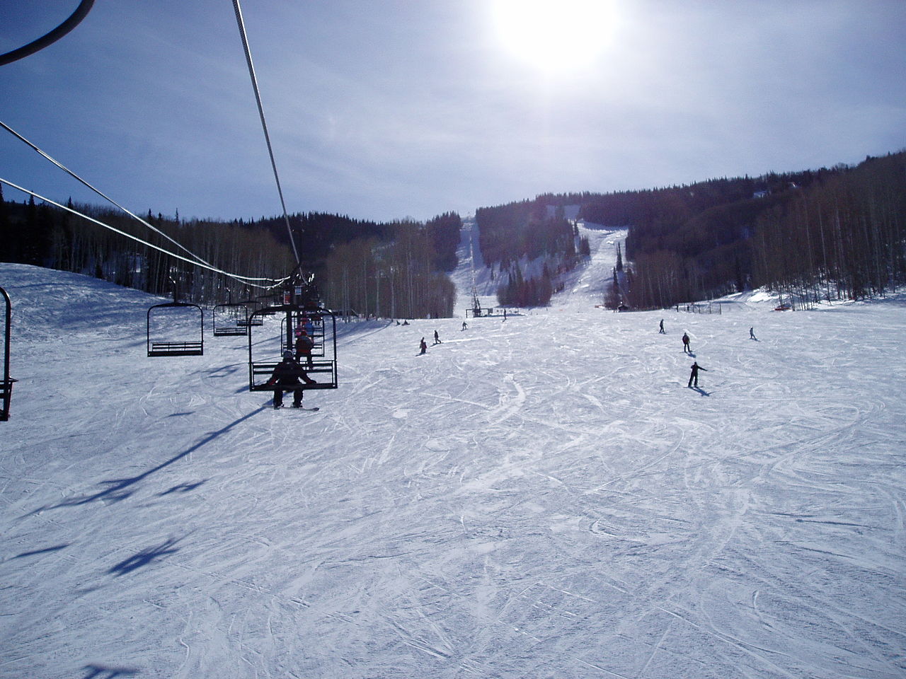 Sunlight Mountain ski resort in USA