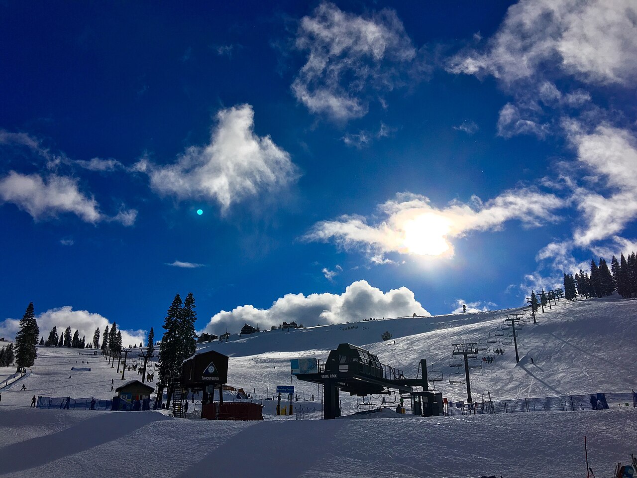 Tahoe Donner ski resort in USA