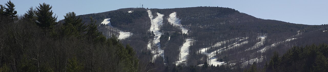 Wachusett Mountain ski resort in USA