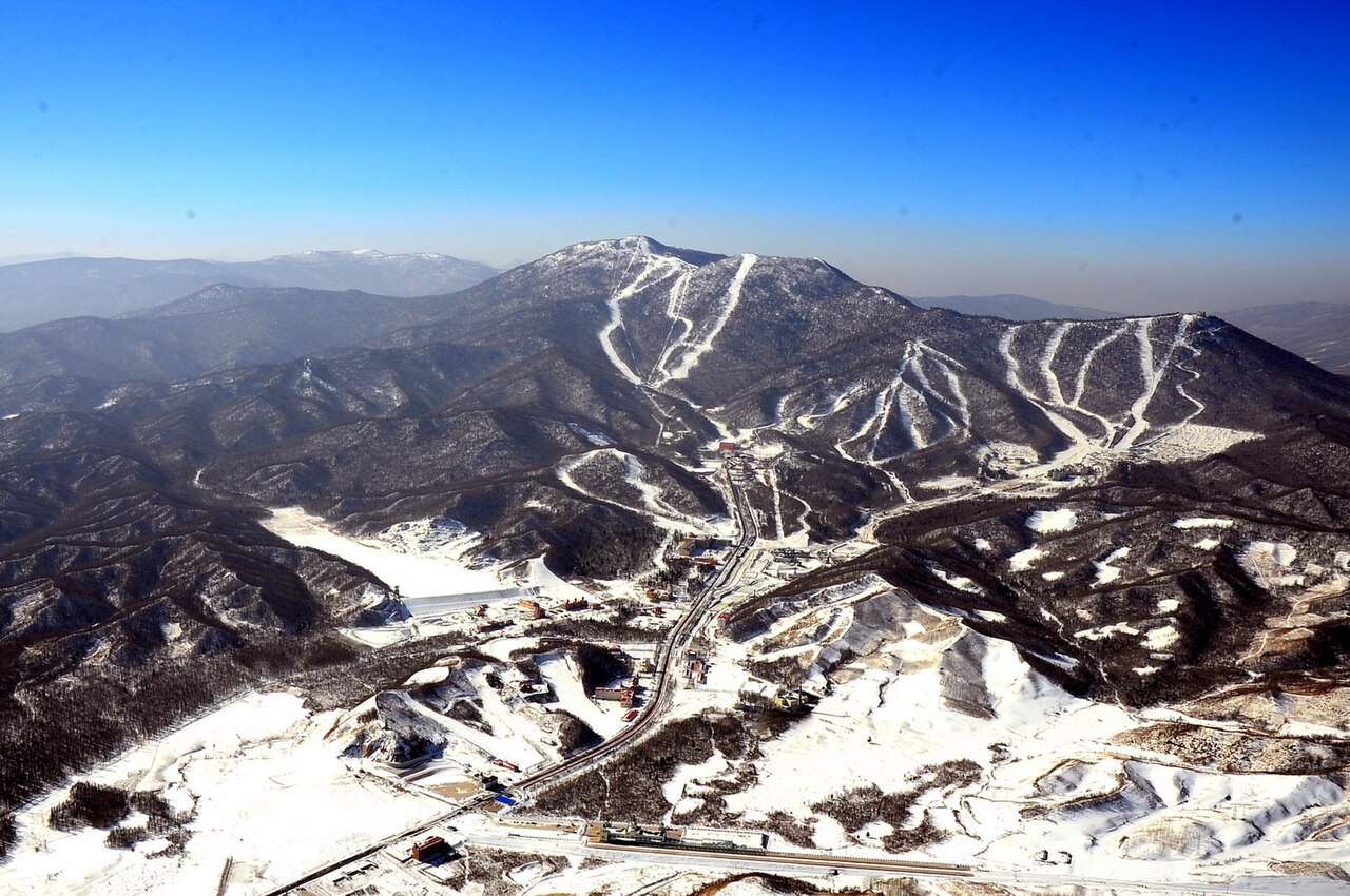 Yabuli Sun Mountain ski resort in China