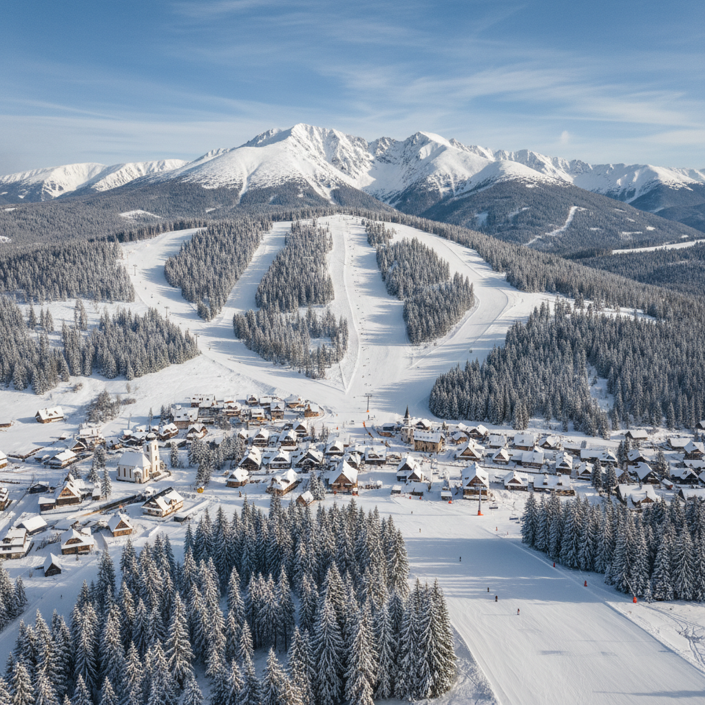 Zuberec - Západné Tatry ski resort in Slovakia